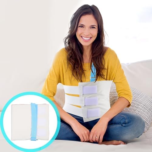 Adjustable Chest Support Brace for Broken Ribs and Sternum Rib Protector Belt for Intercostal Muscle Strain for Men and Women