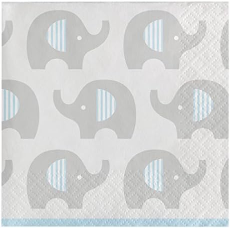 Creative Converting Little Peanut Boy Party Cute Elephant Napkins