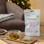 Bristot x Wilden Herbals Organic Lemon Verbena Tea – Italian Herbal Infusion – 10 Tea Filters (1.5 g Each)
