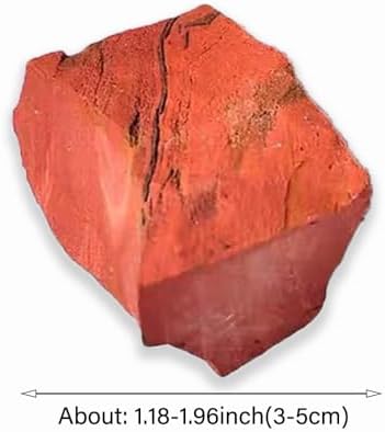 2PCS Natural Raw Stone Healing Crystals Bulk Healing Gemstones for Reiki Tumbling Fountain Rocks Meditation Garden Home Decor (Red Jasper)