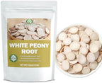 Premium White Peony Root Slices (Bai Shao) | Paeonia Lactiflora Herbal Tea | Traditional Herb Tea | Caffeine-Free | Non-GMO (4.0oz/113.0g)