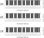 3 pcs Piano Cake Strips Edible birthday cake strips, cake side borders, Icing Sheets 2.7X11.8