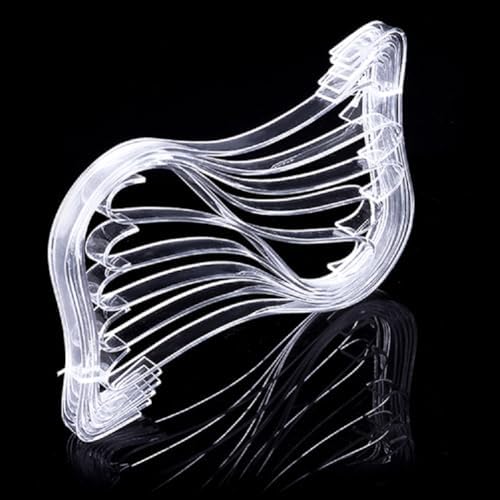 5 Pairs Acrylic Shoe Trees for High Heel Shoes Clear Shoe Shapers for Women, Displaying Sandals Strappy