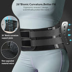 Back Brace For Lower Back Pain Women Men With 360°Support & Hot/Cold Compress,Breathable Back Support Belt With 3D Pad,Adjustable Back Brace For Sciatica,Herniated Disc,Scoliosis,S