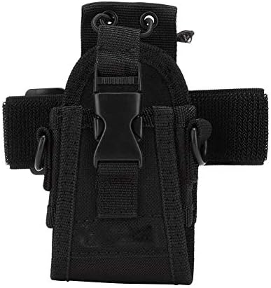 Nylon Walkie Talkie Bag, Lightweight & Durable, Waterproof, Fits UV-5R UV-5RA UV-82 UV-B5, for Security Restaurant Hotel