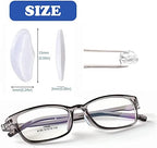 OPUGIT Eyeglass Nose Pads, Adhesive Soft Silicone Air Chamber, Comfortable Air Bag Nosepads for Eyeglasses Glasses Sunglasses,2mm,10 Pairs,Transparent