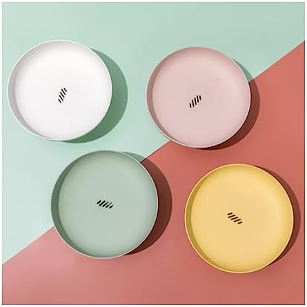 Fruit Bowls Fruit Tray Draining Basket Dessert Living Room Home Plastic Fruit Tray Candy Tray Snack Tray Coffee Table Display Tray Fruit Basket (Color : Yellow)