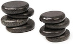 Master Massage Toes Basalt Hot Stone Pack – Beauty Facial Stones – Skin Care Heating Tools - Natural Black Basalt Massage Stone Set for Toes - 8-Piece Kit for Massage Spa, Relaxation, Healing