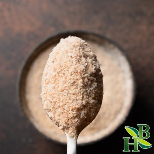 Herb To Body Psyllium Husk Powder - 4oz, Wildcrafted Plantago Ovata, Pure Psyllium Fiber Powder for Baking, Smoothies, and Everyday Culinary Use