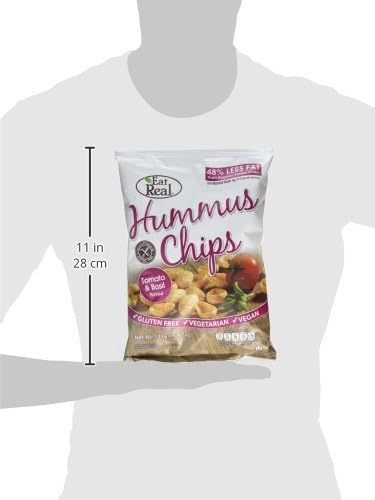 Eat Real Hummus Tomato Basil Chips, 135 g