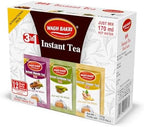 Wagh Bakri Instant Tea Premix, Masala, Cardamom & Ginger - 4 Sachets Each, Total 12 Sachet [International Pack]