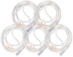 JWYN 5pk 7Ft Adult Oxygen Nasal Cannula, Salter Style, Trumpet Connector