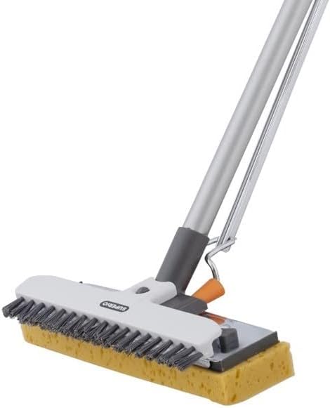 Superio Sponge Mop, Butterfly Squeeze Mop for Tile, Laminate, Bathroom, Kitchen, Garage Floors Commercial/Industrial (Full Mop)