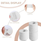 15 Pack 2 Inch x 5 Yards White Self Adhesive Bandage Breathable Cohesive Bandage Wrap Rolls Elastic Self-Adherent Tape for Stretch Athletic, Sports, Wrist, Ankle