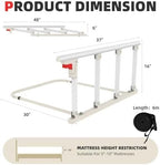 Bed Rails for Elderly Adults Safety, Folding Bedside Assist Rail Handle, Collapsible Bed Fence Preventing Falling for King, Queen, Full, Twin (with Crash Cushion)