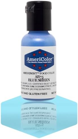 AmeriColor Amerimist Airbrush Color .65 Ounce, Blue Pearl Sheen