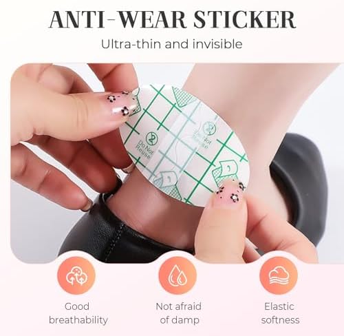 Self-Adhesive Invisible Heel Anti-wear Sticker, 2025 New Heel Protector Sticker Waterproof Anti Wear Foot Care Heel Protection Pad, Heels Stickers Transparent Thin for High Heels (60)