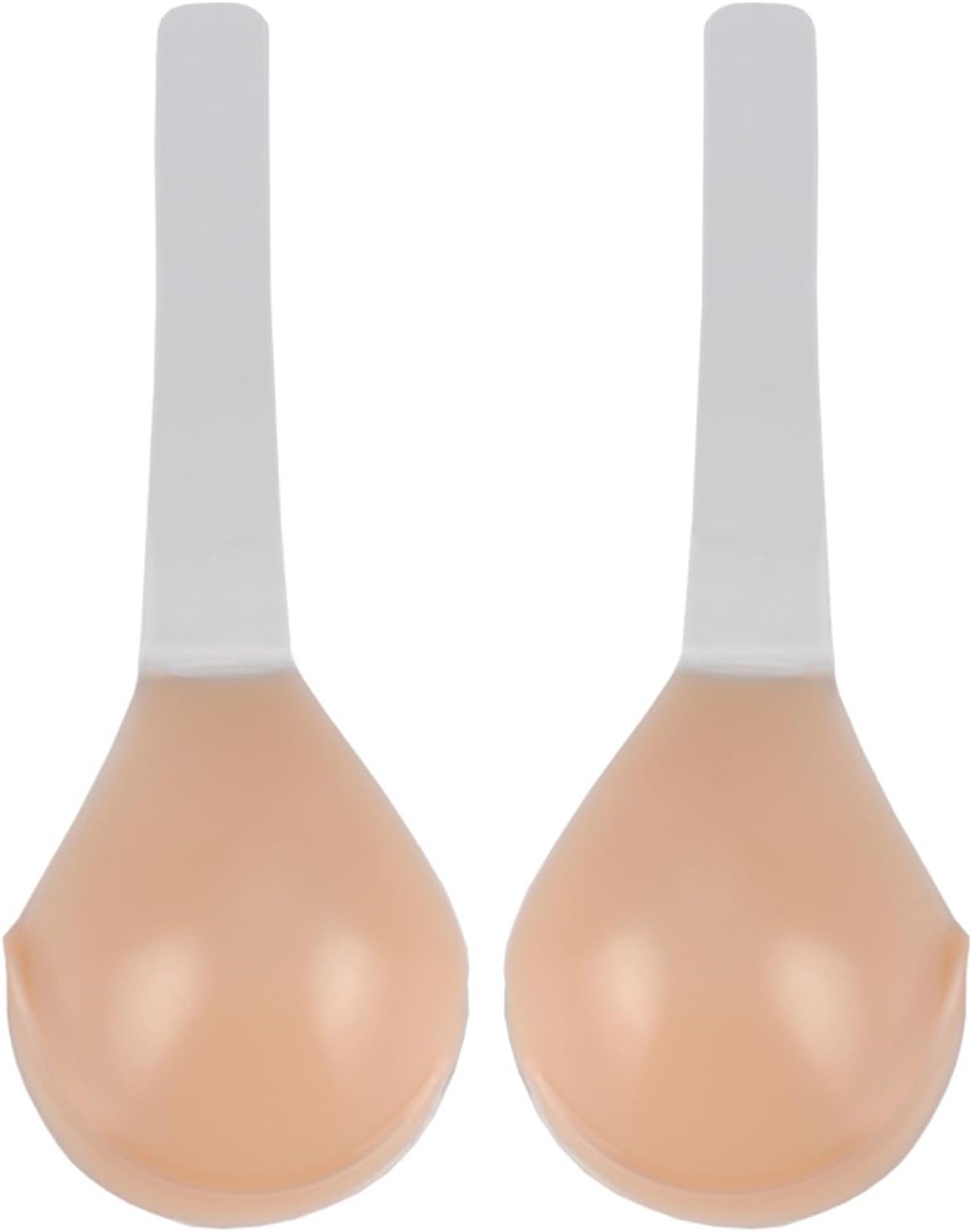 Seamless Silicone Breast Patch Bra Pad Invisible Underwear Inserts for Fake Boob Forms Enhance Comfort Confidence Flesh-C