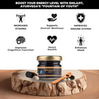 Vedapure Purest Himalayan Shilajit Resin 100% Pure Shilajit with Fulvic Acid & 85+ Trace Minerals Complex for Energy & Immune Support, 15 Grams