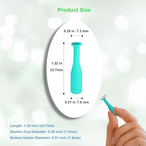 [3 Pack] Hard Contact Lens Remover Tool - Ideal for RGP Lenses Plunger with Suction Cup