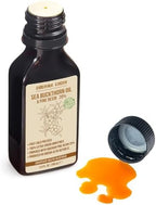 Siberian Sea Buckthorn Oil with Pine Cedar Resin Pure Natural 100% Extra Virgin Cold Pressed 100 ml / 3.4 fl oz