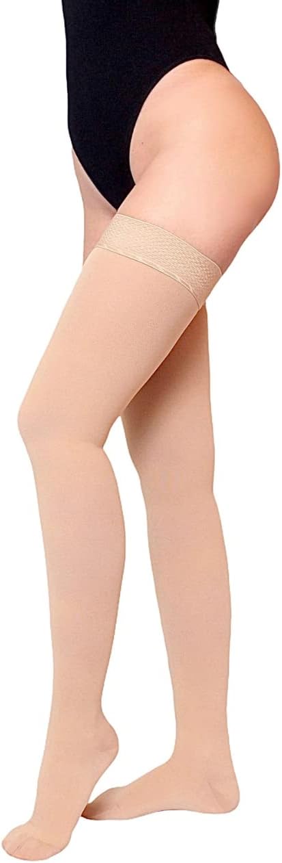 KEVVI - Compression Stockings for Women & Men,Ted Hose Socks 20-30 mmHg, Compression Socks Women Tight High, Support Hose
