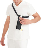 Master Massage Single Bottle Massage Oil Holster Case Bag-Adjustable and Heat-Resistant Bottle Cream & Lotion Single Holster Bag Kit– Incl. One8 Oz Refillable Pump Dispenser