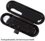 Nincha Plastic Electric Toothbrush Travel Case for Fairywill/TEETHEORY/Seago/Dnsly Series Sonic Electric Toothbrush, Black