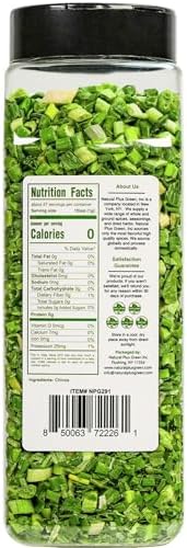 NPG Freeze-Dried Chives 2 Oz, Dehydrated Chopped Chives, Mild Onion Herb for Cooking, Soup, Ramen, Stir Fry & Garnish, Non-GMO, Gluten-Free Seasoning, Long Shelf Life