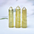 1PCS Citrine Natural Crystal Towers / 2.75-3.54" Healing Crystal Wand / 6 Faceted Chakra Reiki Meditation Therapy