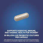 Nature's Way Fortify Daily Probiotic for Women, 30 Billion Live Cultures, 10 Strains, Prebiotics and Probiotics for Women, Supports Digestive and Immune Health* No Refrigeration Required, 30 Capsules