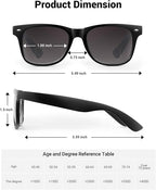 LADEESSE 3 Pack Bifocal Reading Sunglasses for Women, UV400 Sun Readers Glasses Spring Hinge Outdoor Sunglasses