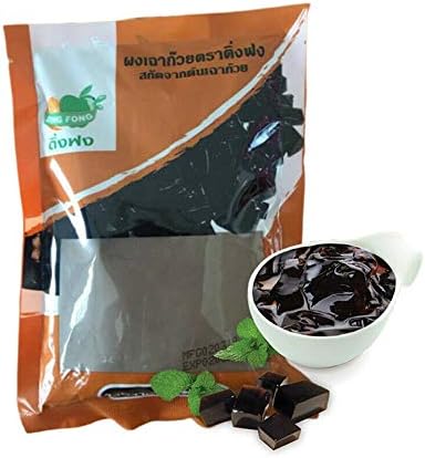 Black Grass Jelly powder cooking kitchen Asian Gelatin dessert sweets food party