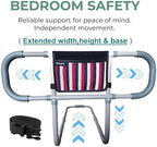 Adult Bed Rails for Seniors; Bed Rails for Elderly Adults Safety; Bed Cane Stand Assist Bed Rail; Handicap Grab Bars Pull Up Assist for Bed; Assist for Getting in or Out of Bed; Load 350lbs