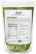 Jai Ho Certified Organic Moong 4 lb - Mung Beans Whole for Sprouting and Cooking - USDA Organic | Non-GMO | Chemical-Free | Premium Quality Kosher | (Whole Moong (Mung Bean))