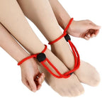 Adjustable Rope Bracelets Anklets for Men and Women Handmade Body Chain Jewelry Braided Rope Ankles Bracelet Couple Handcuffs Bracelets for Rave Body Accessories Jewelry