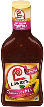 Lawry's Caribbean Jerk with Papaya Juice Marinade, 12 fl oz (Pack of 6)
