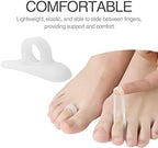 4Pairs Gel Hammer Toe Crest Cushions, Corrector Crests Relieve Foot Pain, Pressure, Discomfort, One Loop Design Hammertoe Gel Support Pads, Flexible Silicone Comfort