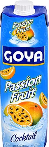 Goya Foods Passion Fruit Nectar, 33.8 Fl Oz (Pack of 12)