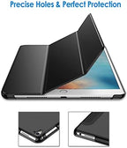 JETech Case for iPad Pro 9.7-Inch 2016 Model (Not for iPad 9.7 5/6 2017/2018), Smart Cover Auto Wake/Sleep (Black)