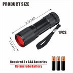 Vein Finder Viewer - Handhold Vein Illumination Detector, LED Flashlight Handy Efficiency Vein Locator, On Various Skin(Not Battery Include)