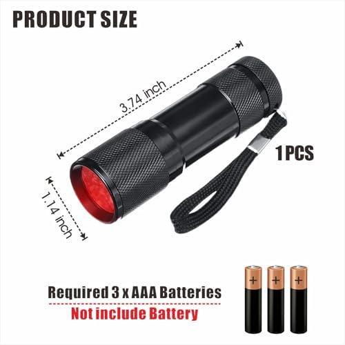 Vein Finder Viewer - Handhold Vein Illumination Detector, LED Flashlight Handy Efficiency Vein Locator, On Various Skin(Not Battery Include)
