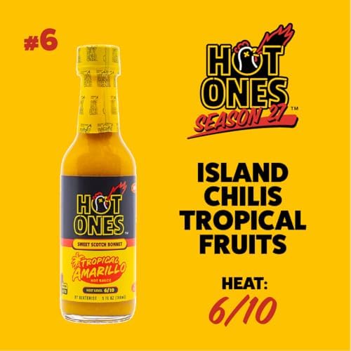 Hot Ones Tropical Amarillo Hot Sauce 5 oz