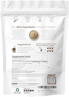 Micro Ingredients Organic Lion’s Mane Mushroom Powder, 8oz | Pure Fruiting Body Superfood | Supports Brain, Focus, Energy & Immune Health | Great for Smoothies & Coffee | Filler Free, Vegan, Non-GMO