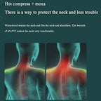 Adjustable Soft Foam Cervical Neck Brace Collar Support, Cervical Vertebra Traction Device Breathable Correction Neck Brace Fixing Strap Support Soft Neck Support