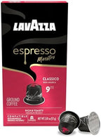 Lavazza Espresso Maestro Classico Aluminum Capsules Compatible with Nespresso* Original Machines, Medium Espresso Roast, 100% Arabica (60 Capsules)