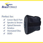 Brace Direct Low Profile Lumbar Back Brace for Lower Back Pain, Sciatica, Herniated Disc, Spinal Stenosis & DDD for Active Recovery (2XL: 45-50 in Waist)