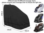 Roasivi Massage Chair Cover Waterproof Massage Chair Full Body Protector Zero Gravity Armchair Cover 420D Oxford Fabric with Drawstring and Buckle 59 "L x 36"W x 47.5"H Black