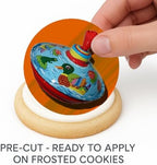 Vintage Toy Christmas Cookie & Cupcake Edible Images – 20-2” Precut Holiday Toppers – Easy to Use