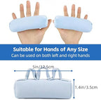 Finger Contracture Cushion for Stroke Patients - Soft Support to Prevent Finger Clenching Pressure Ulcers Promote Blood Circulation, Aid Rehabilitation for Arthritis and Hand Dysfunction (Blue)